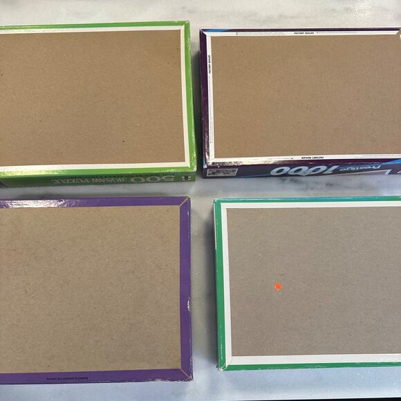 Vintage Puzzle Lot 500-1000 Pieces Americana Portland Maine Kitten Castle New - Picture 6 of 10